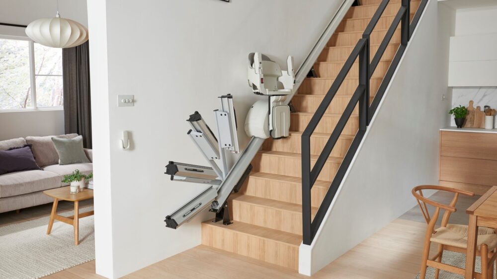 How do I stop my stairlift from beeping?